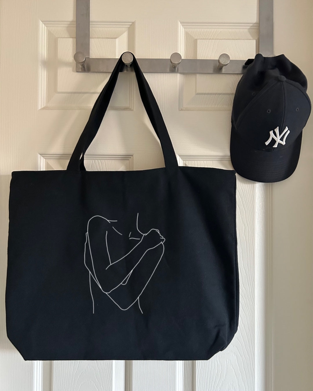 Self Love Black Tote Bag