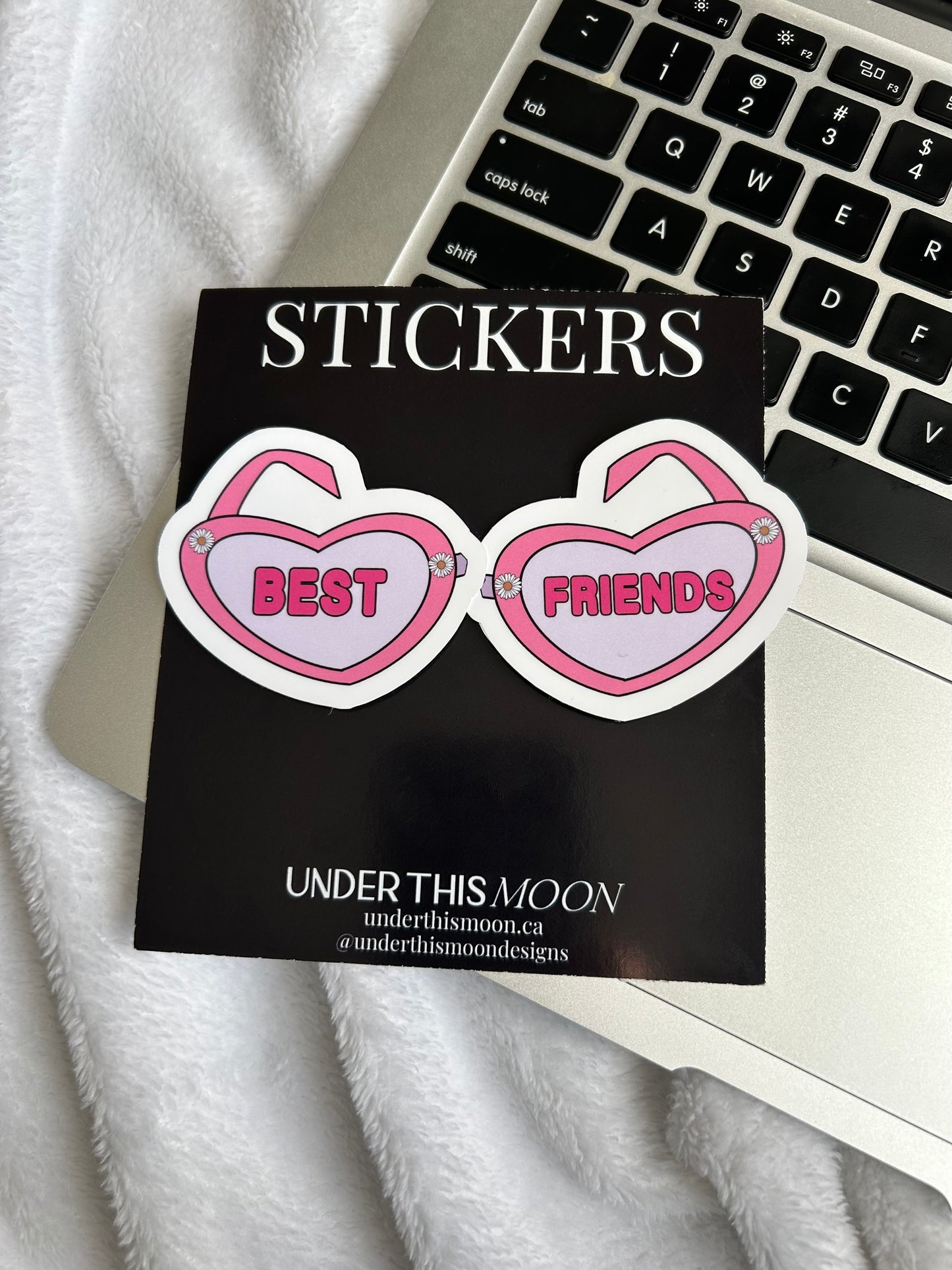 Best Friends Glasses 2PK Stickers