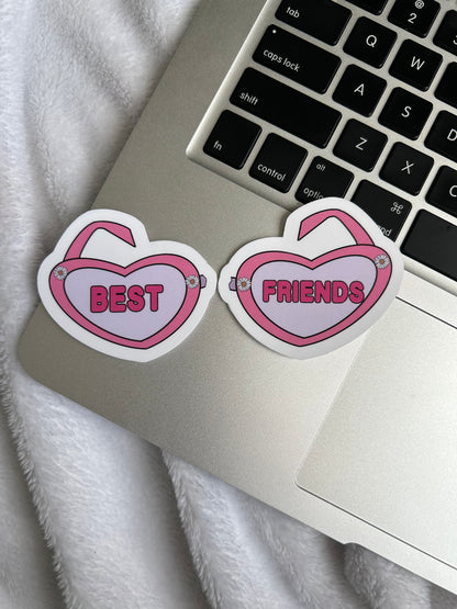 Best Friends Glasses 2PK Stickers