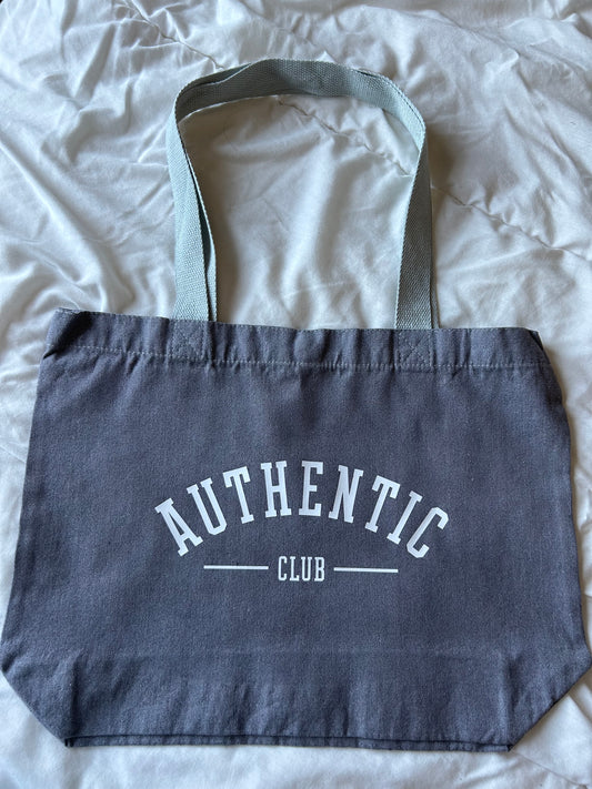 Authentic Club (Grey) Tote Bag