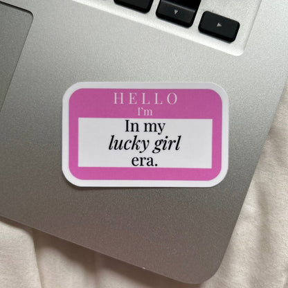 Lucky Girl Era Sticker