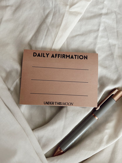 Daily Affirmation Sticky Notes