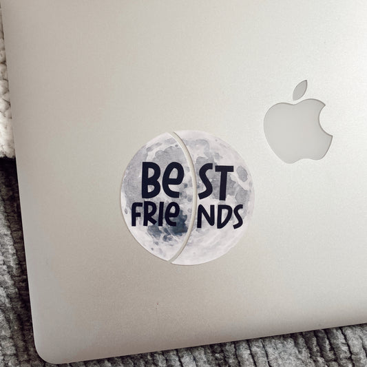 Best Friends Moon Two Pack Stickers