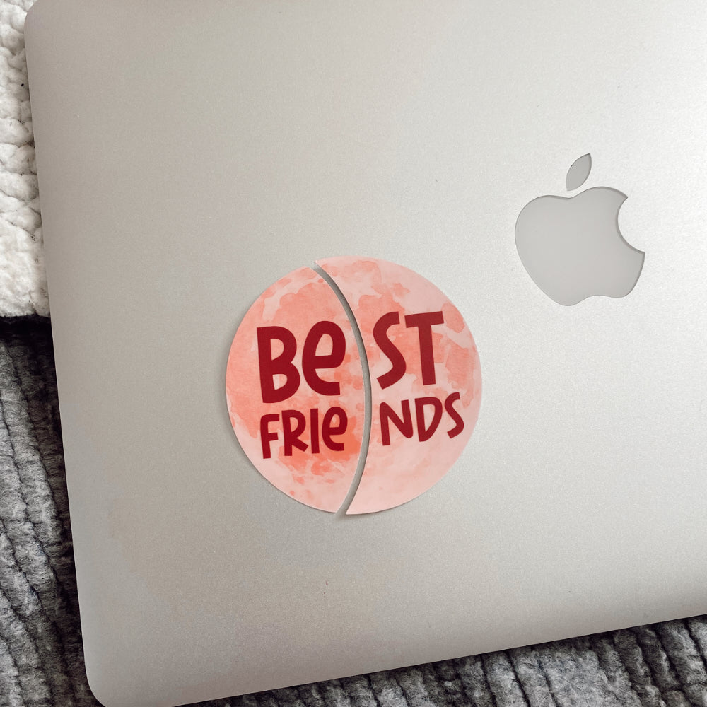 Best Friends Moon Two Pack Stickers