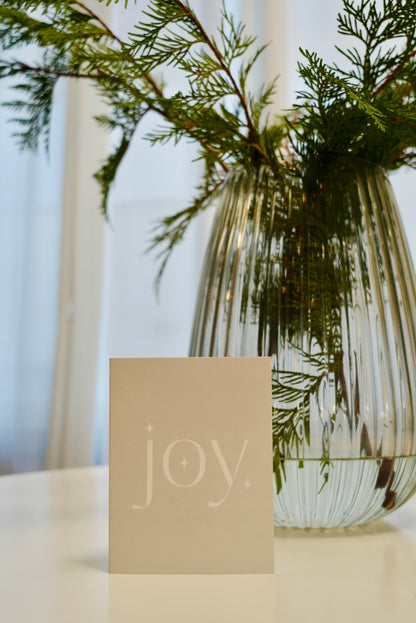 Joy Christmas Greeting Card