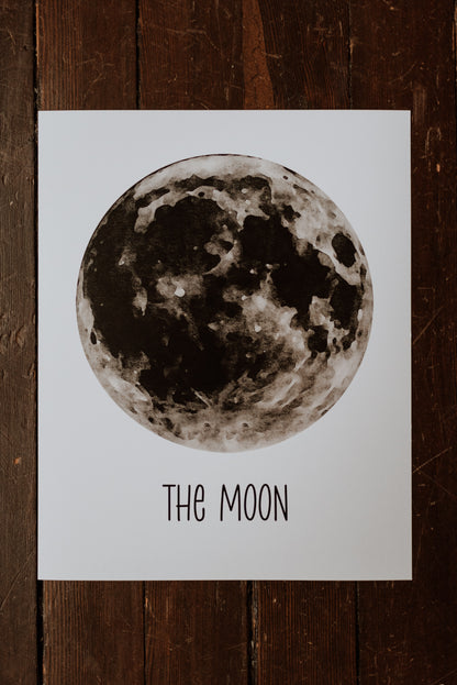 The Moon Art Print