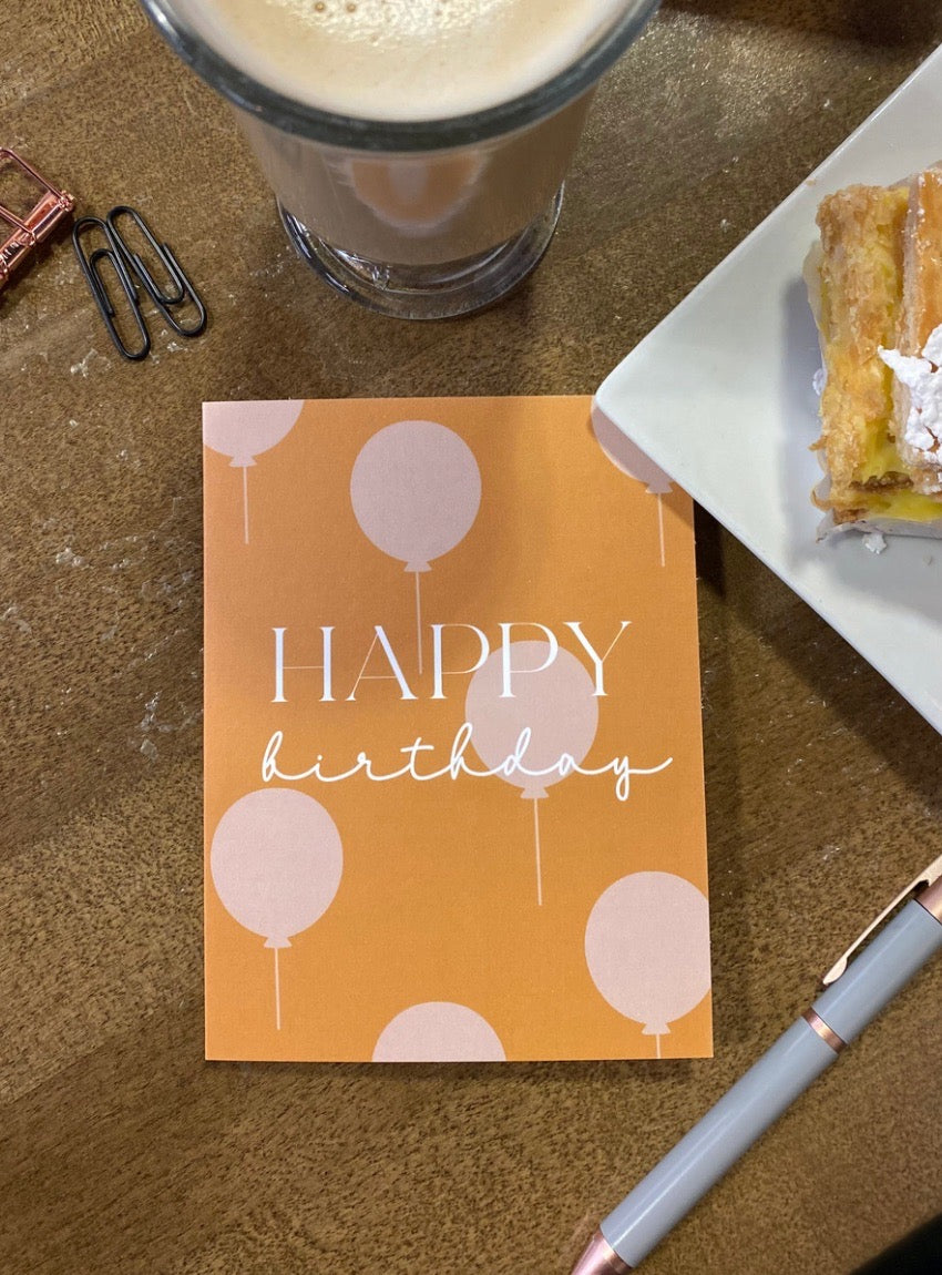 Happy Birthday Greeting Card