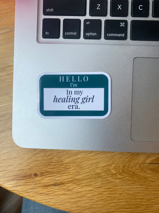 Healing Girl Era Sticker