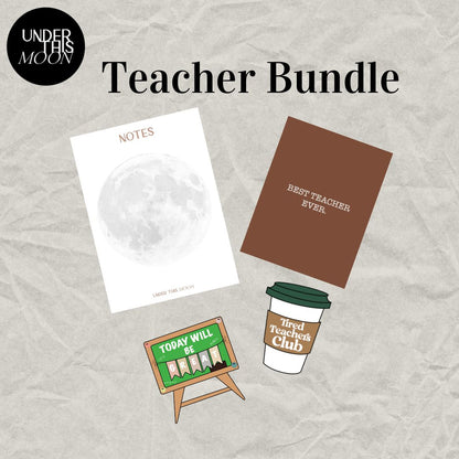 Notes Notepad Teacher Bundle