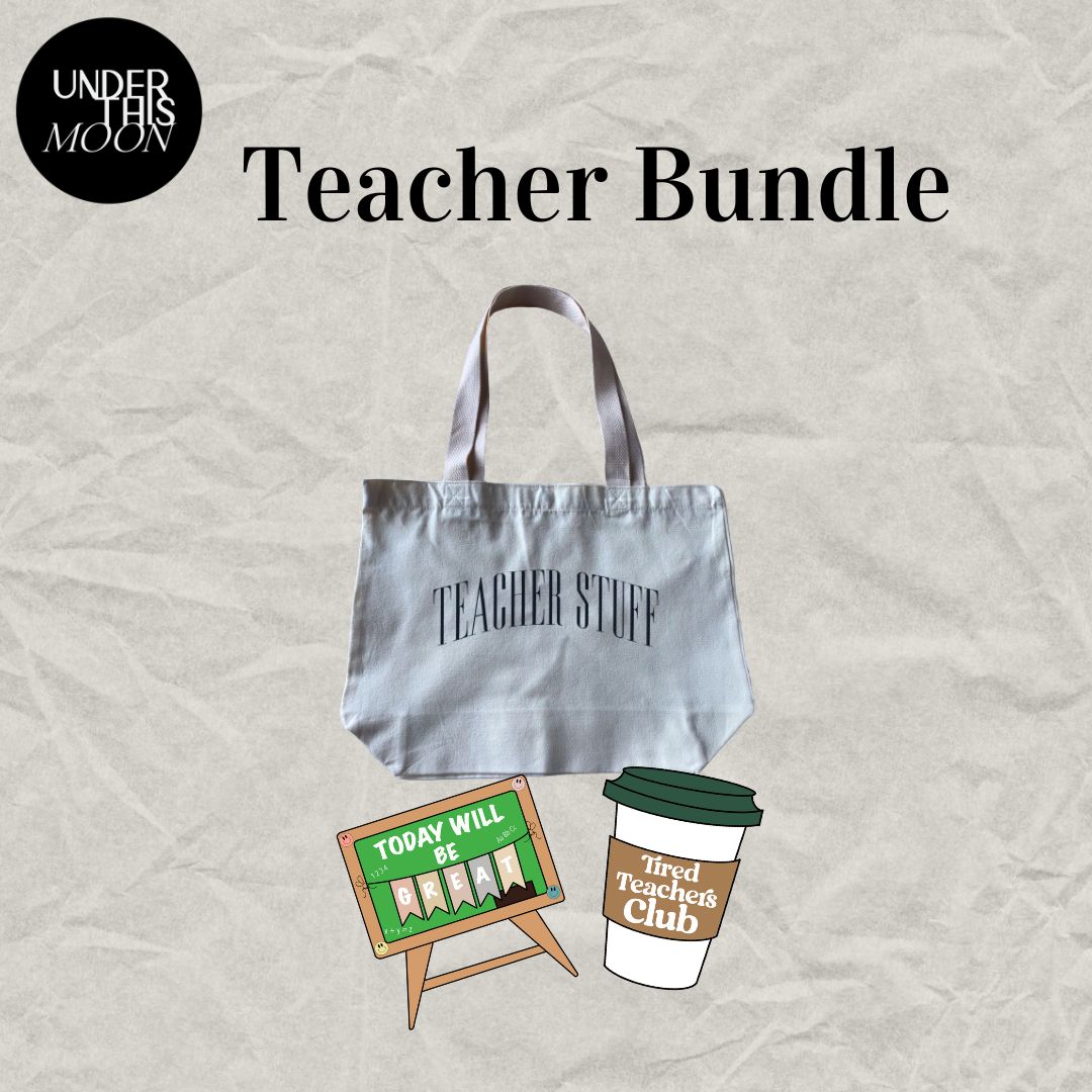 Tote & Sticker Teacher Bundle