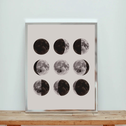 Moon Phase Art Print