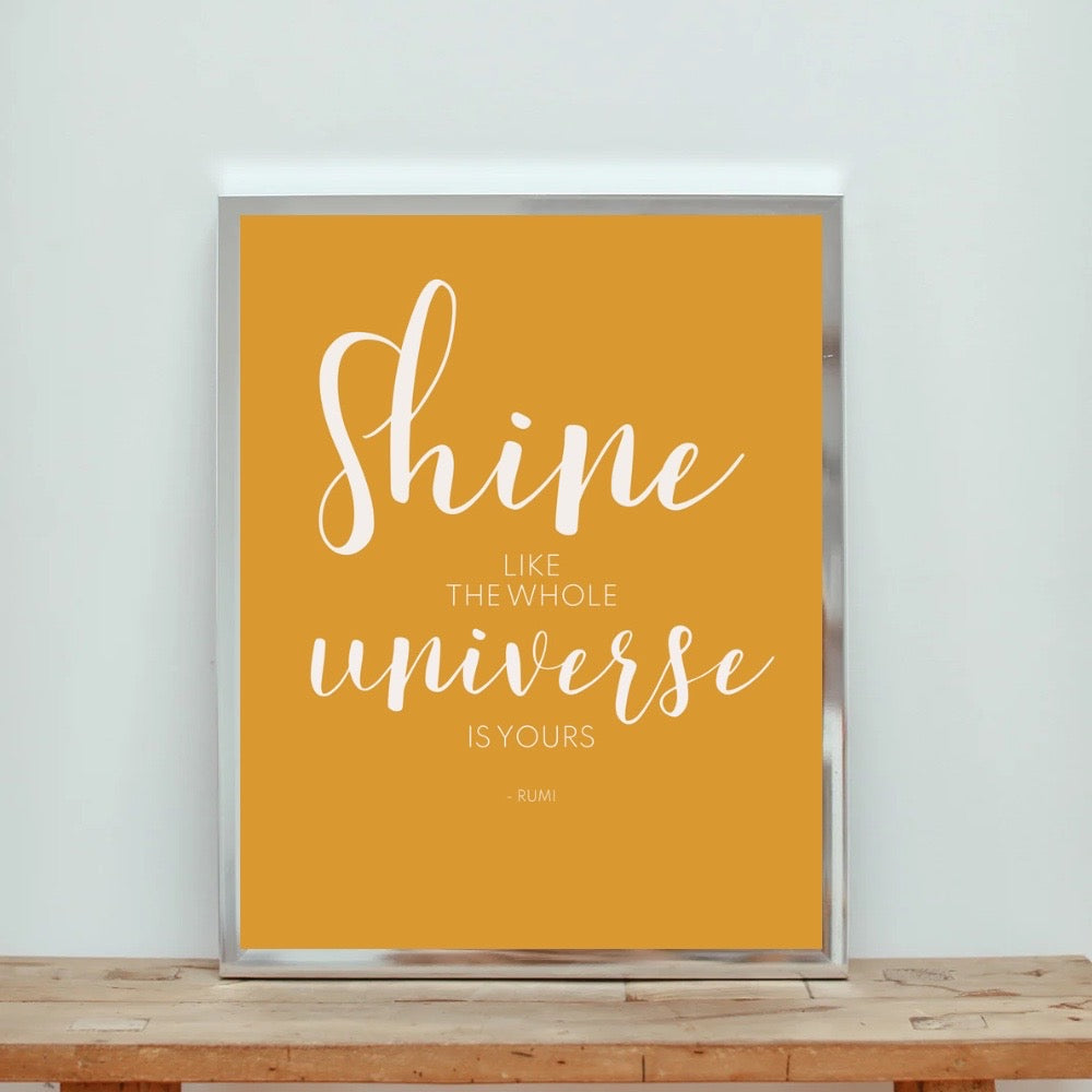 Shine Art Print