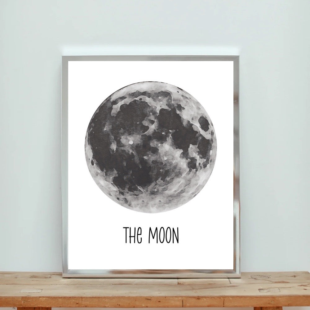 The Moon Art Print