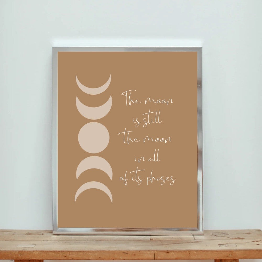 The Moon is Still the Moon Art Print