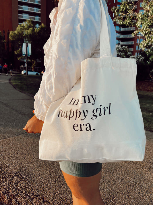 In My Happy Girl Era Tote Bag