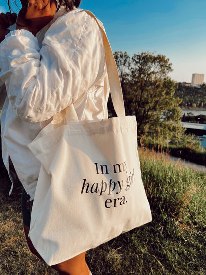 In My Happy Girl Era Tote Bag