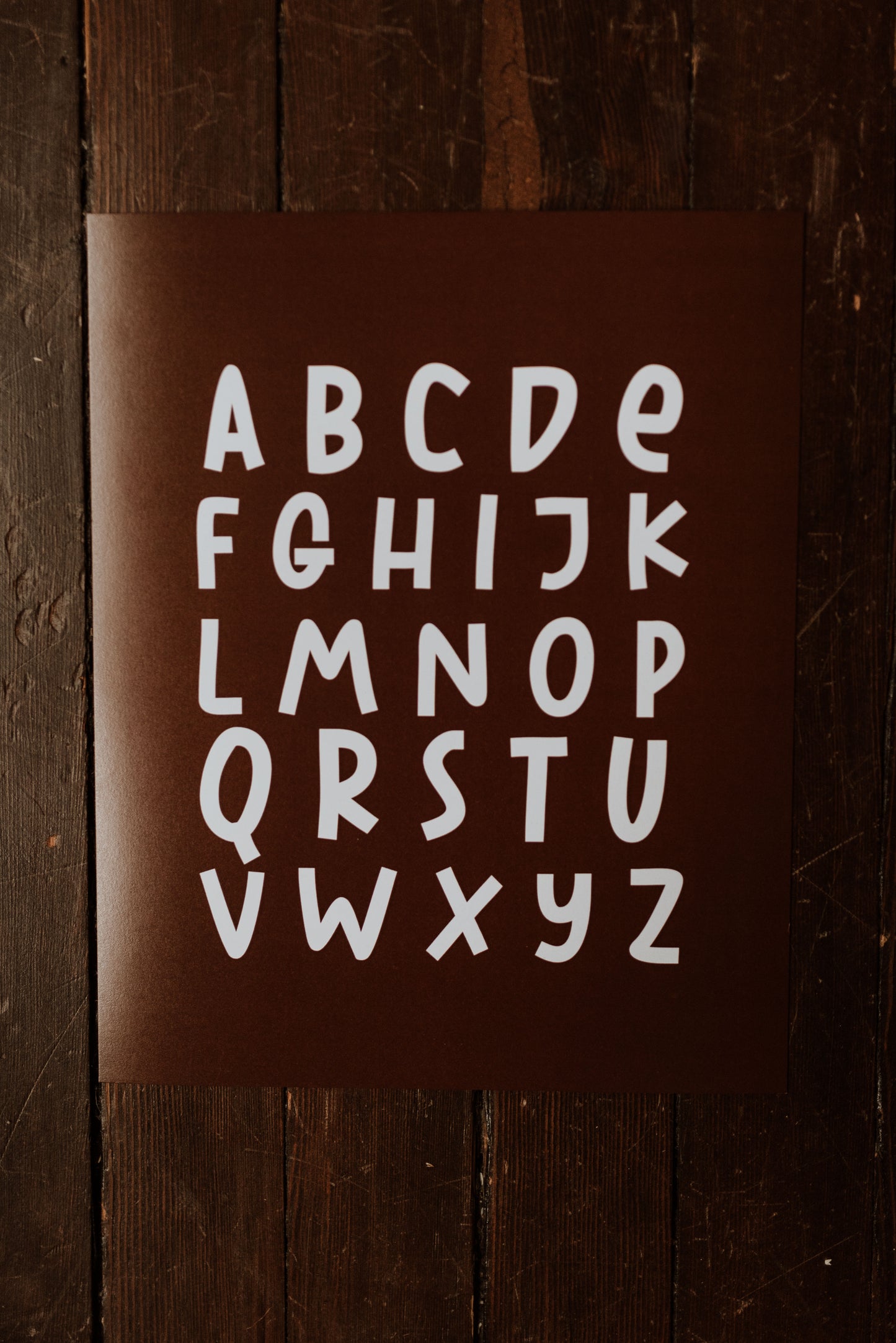 Alphabet Art Print